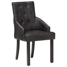 Eetkamerstoelen 6 St Echt Geitenleer Zwart