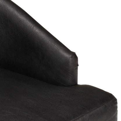Eetkamerstoelen 6 St Echt Geitenleer Zwart