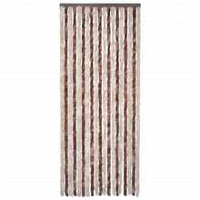 Vliegengordijn 56x200 cm chenille beige en lichtbruin 56 x 200 cm Beige en lichtbruin