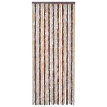 Vliegengordijn 120x220 cm chenille beige en lichtbruin 120 x 220 cm Beige en lichtbruin