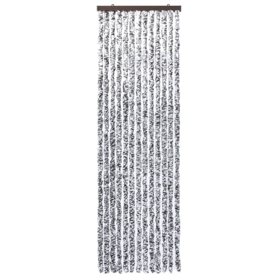 Vliegengordijn 90x200 cm chenille bruin en beige 90 x 200 cm Bruin en beige