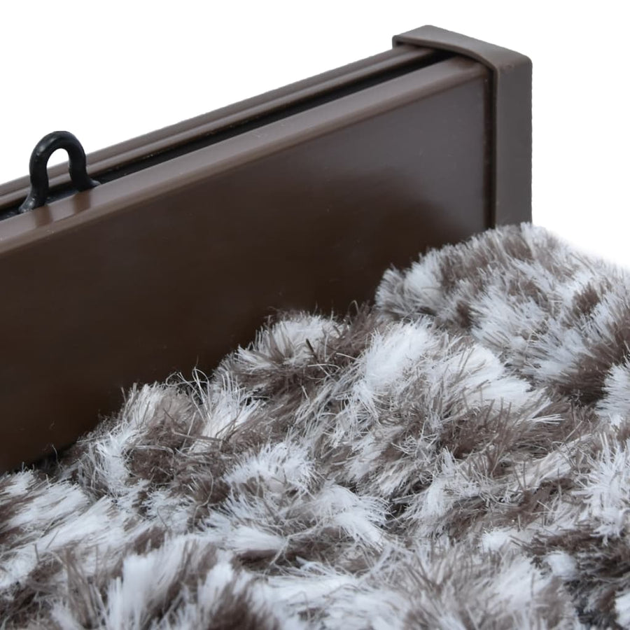 Vliegengordijn 90x200 cm chenille bruin en beige 90 x 200 cm Bruin en beige