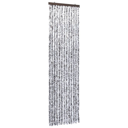 Vliegengordijn 120x220 cm chenille bruin en beige 120 x 220 cm Bruin en beige