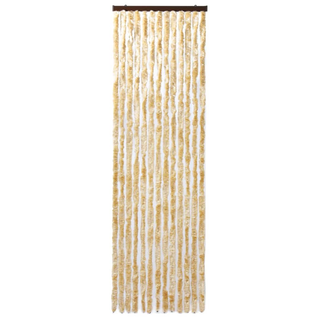 Vliegengordijn 90x200 cm chenille beige 90 x 200 cm Beige