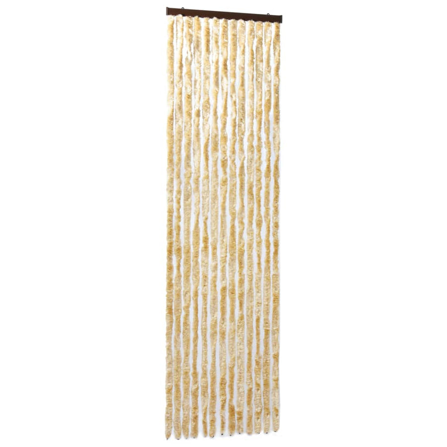 Vliegengordijn 90x200 cm chenille beige 90 x 200 cm Beige