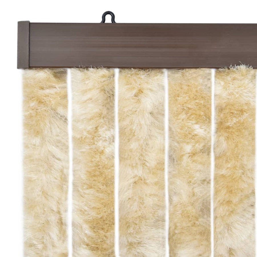 Vliegengordijn 90x200 cm chenille beige 90 x 200 cm Beige