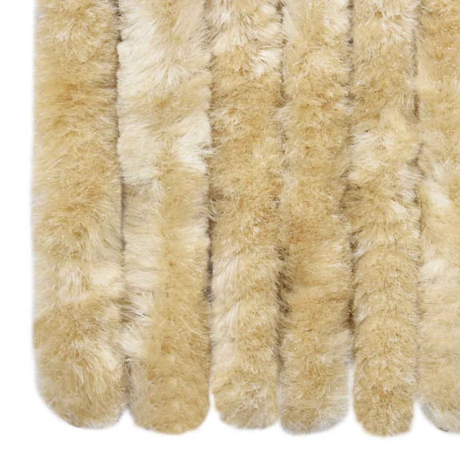 Vliegengordijn 120x220 cm chenille beige 120 x 220 cm Beige