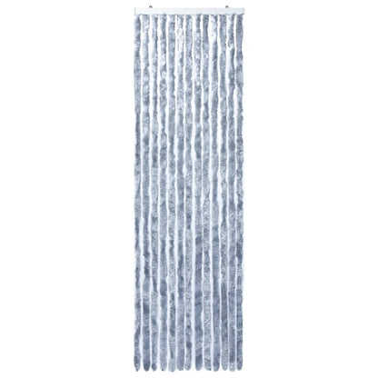 Vliegengordijn 56x200 cm chenille zilverkleurig 56 x 200 cm Zilver