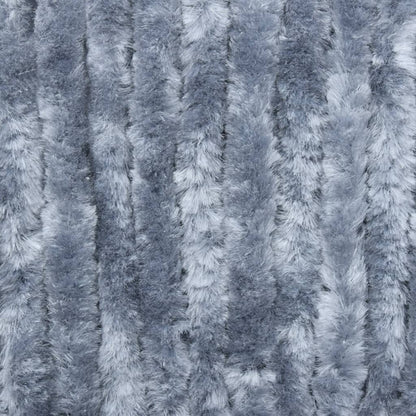 Vliegengordijn 56x200 cm chenille zilverkleurig 56 x 200 cm Zilver