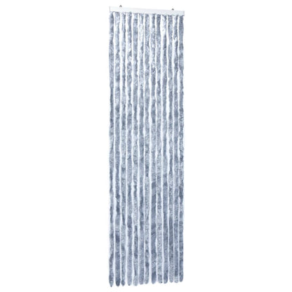 Vliegengordijn 120x220 cm chenille zilverkleurig 120 x 220 cm Zilver