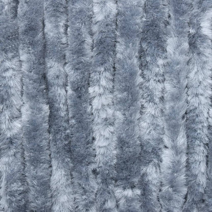Vliegengordijn 120x220 cm chenille zilverkleurig 120 x 220 cm Zilver
