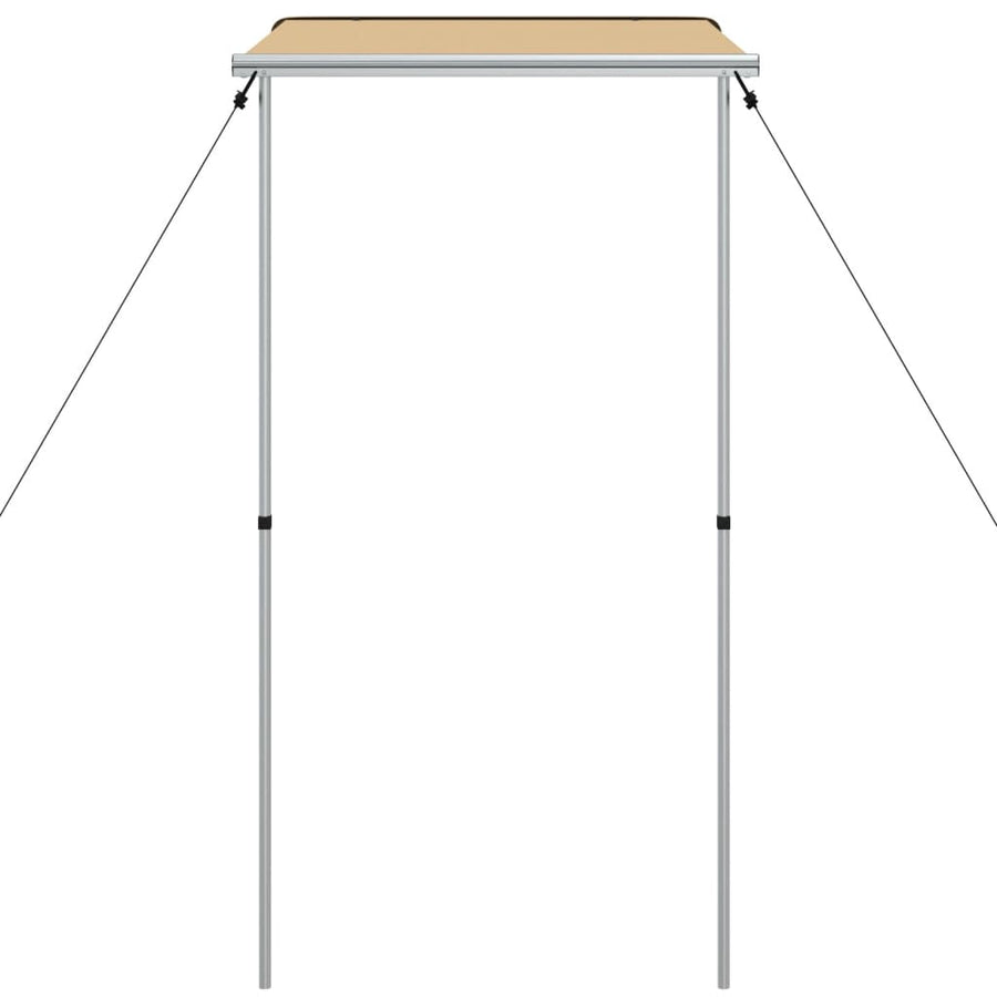 Luifel Voor Camper En Caravan 1,2X2X2,15 M Beige 1.2 x 2 x 2.15 m