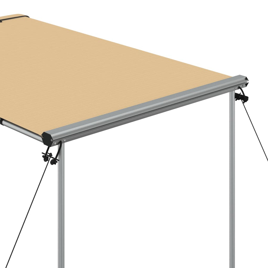 Luifel Voor Camper En Caravan 1,2X2X2,15 M Beige 1.2 x 2 x 2.15 m