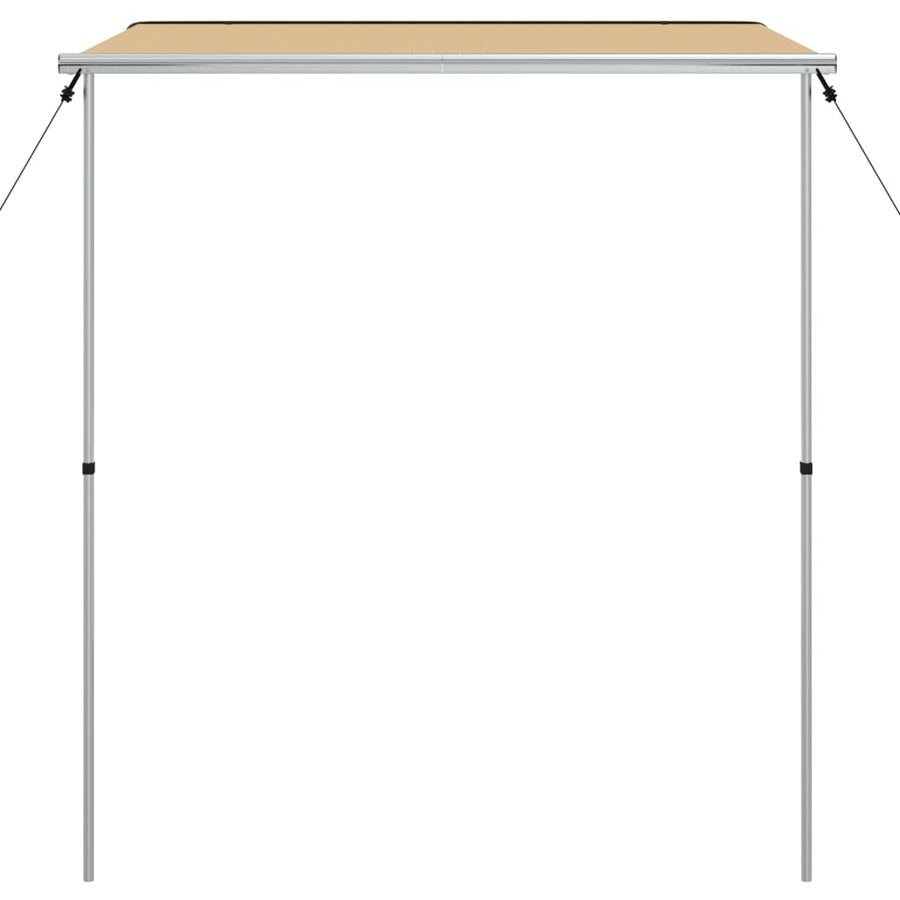 Luifel Voor Camper En Caravan 1,8X2X2,15 M Beige 1.8 x 2 x 2.15 m