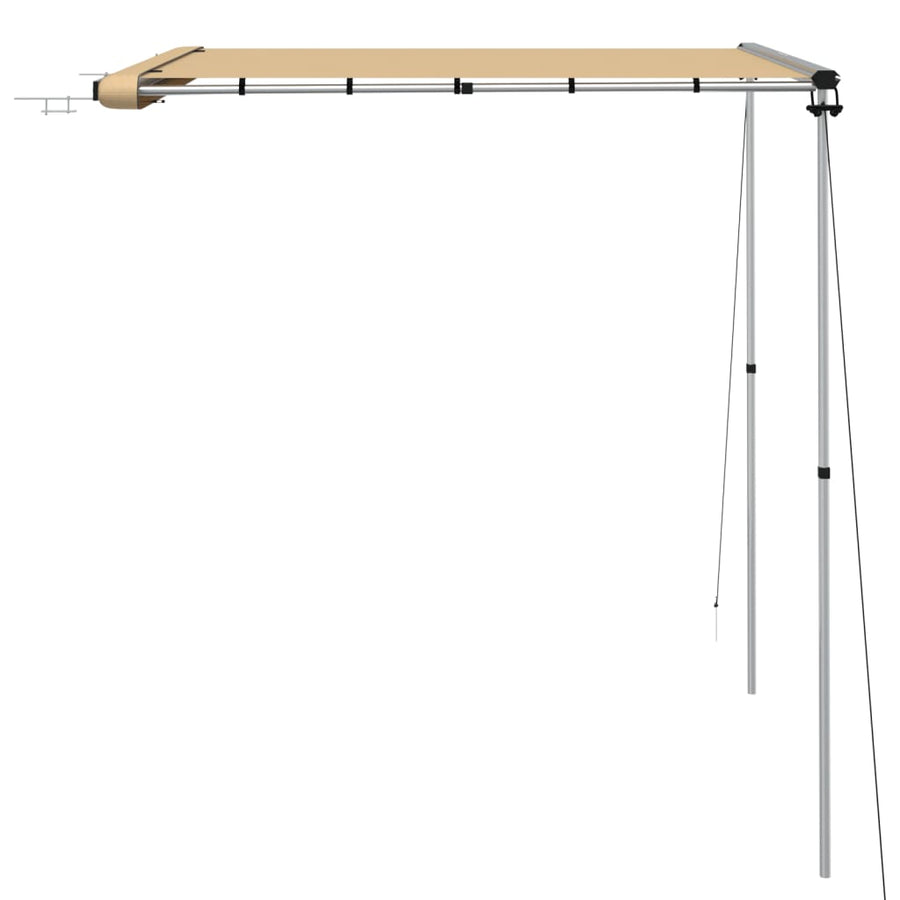 Luifel Voor Camper En Caravan 1,8X2X2,15 M Beige 1.8 x 2 x 2.15 m