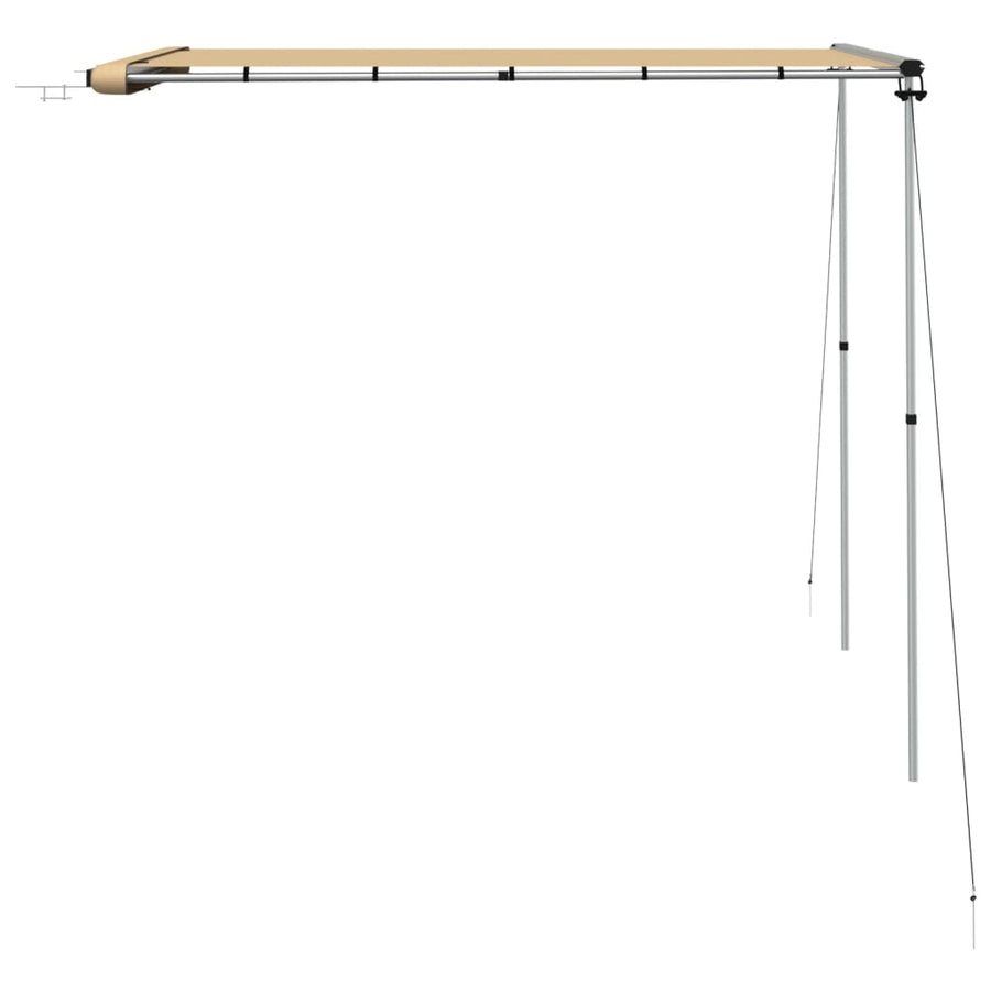 Luifel Voor Camper En Caravan 1,8X2,5X2,15 M Beige 1.8 x 2.5 x 2.15 m