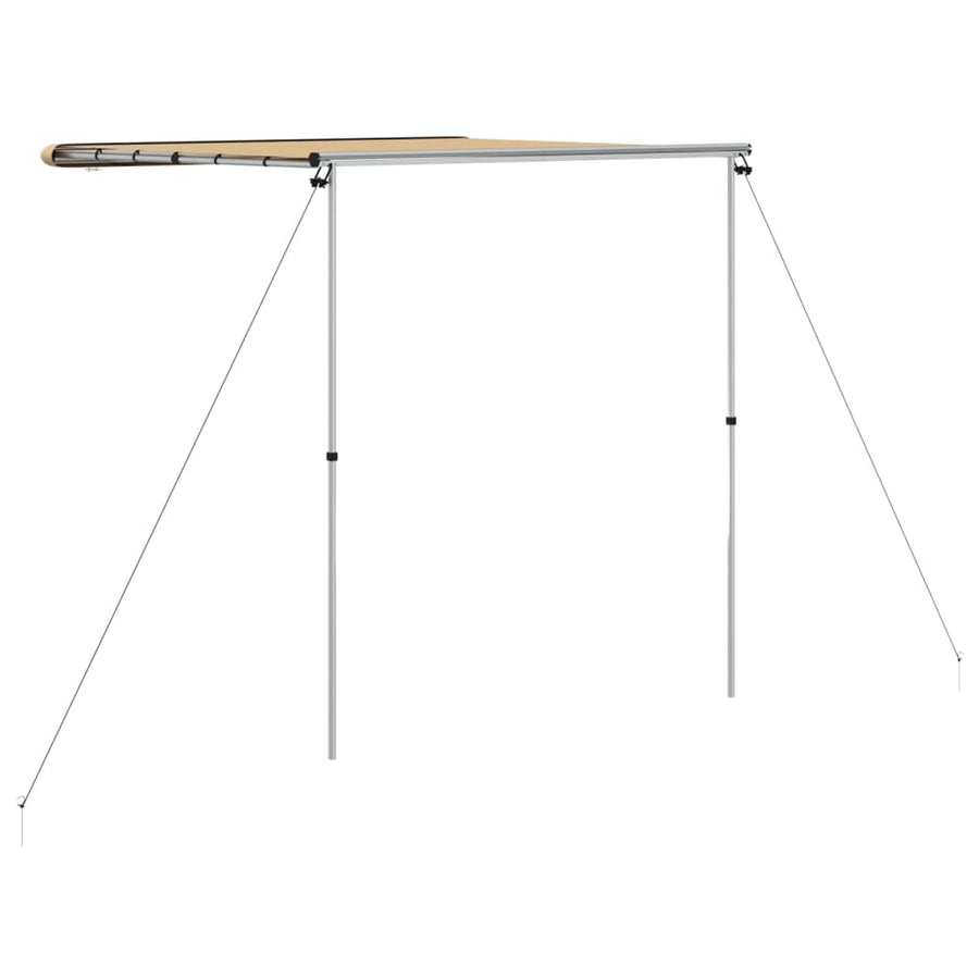 Luifel Voor Camper En Caravan 2X2X2,15 M Beige 2 x 2 x 2.15 m