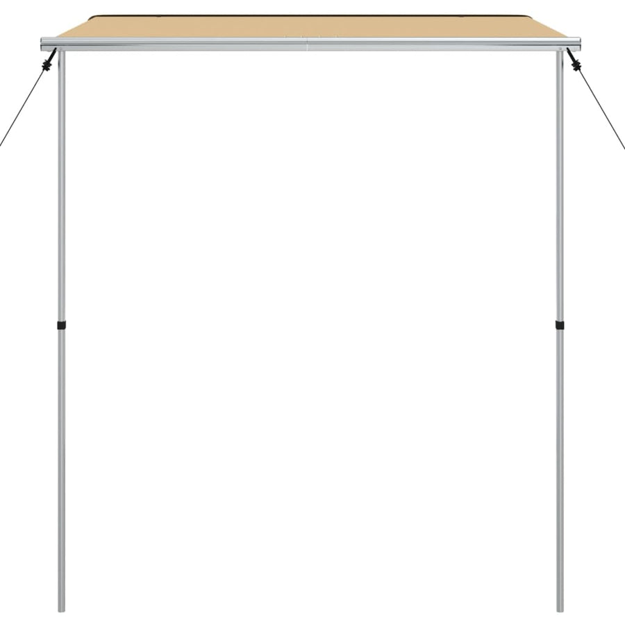 Luifel Voor Camper En Caravan 2X2X2,15 M Beige 2 x 2 x 2.15 m