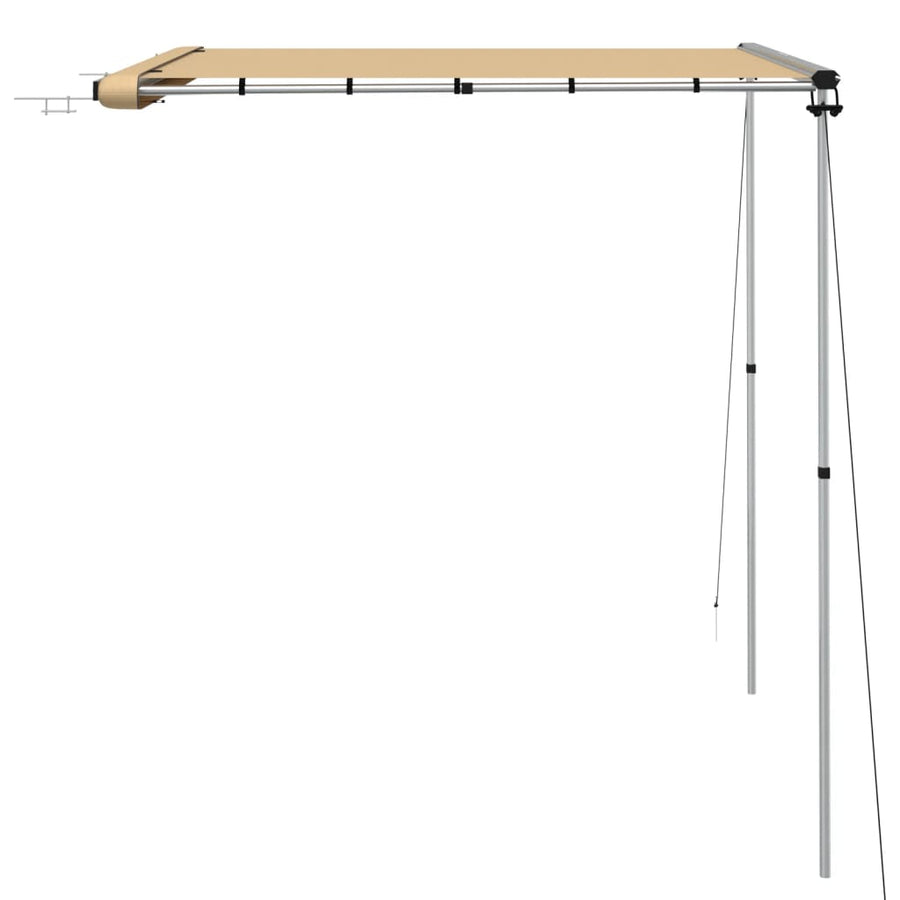 Luifel Voor Camper En Caravan 2X2X2,15 M Beige 2 x 2 x 2.15 m