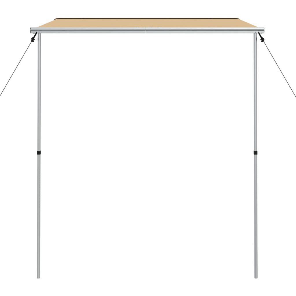 Luifel Voor Camper En Caravan 2,4X2,5X2,15 M Beige 2.4 x 2.5 x 2.15 m