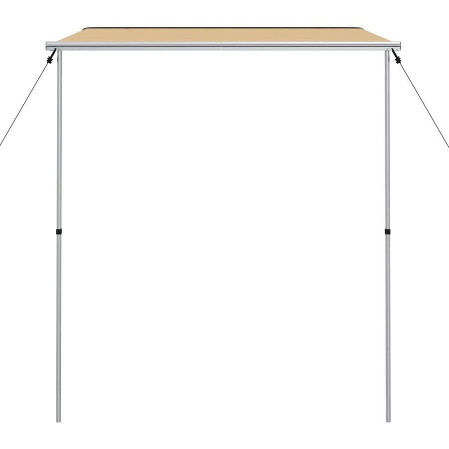 Luifel Voor Camper En Caravan 2,4X2,5X2,15 M Beige 2.4 x 2.5 x 2.15 m