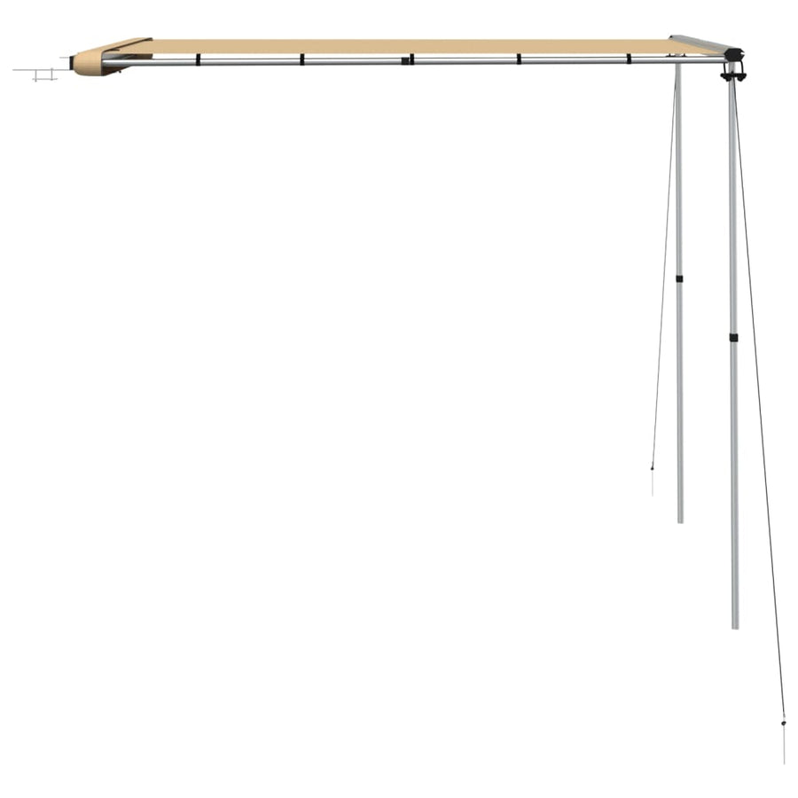 Luifel Voor Camper En Caravan 2,4X2,5X2,15 M Beige 2.4 x 2.5 x 2.15 m