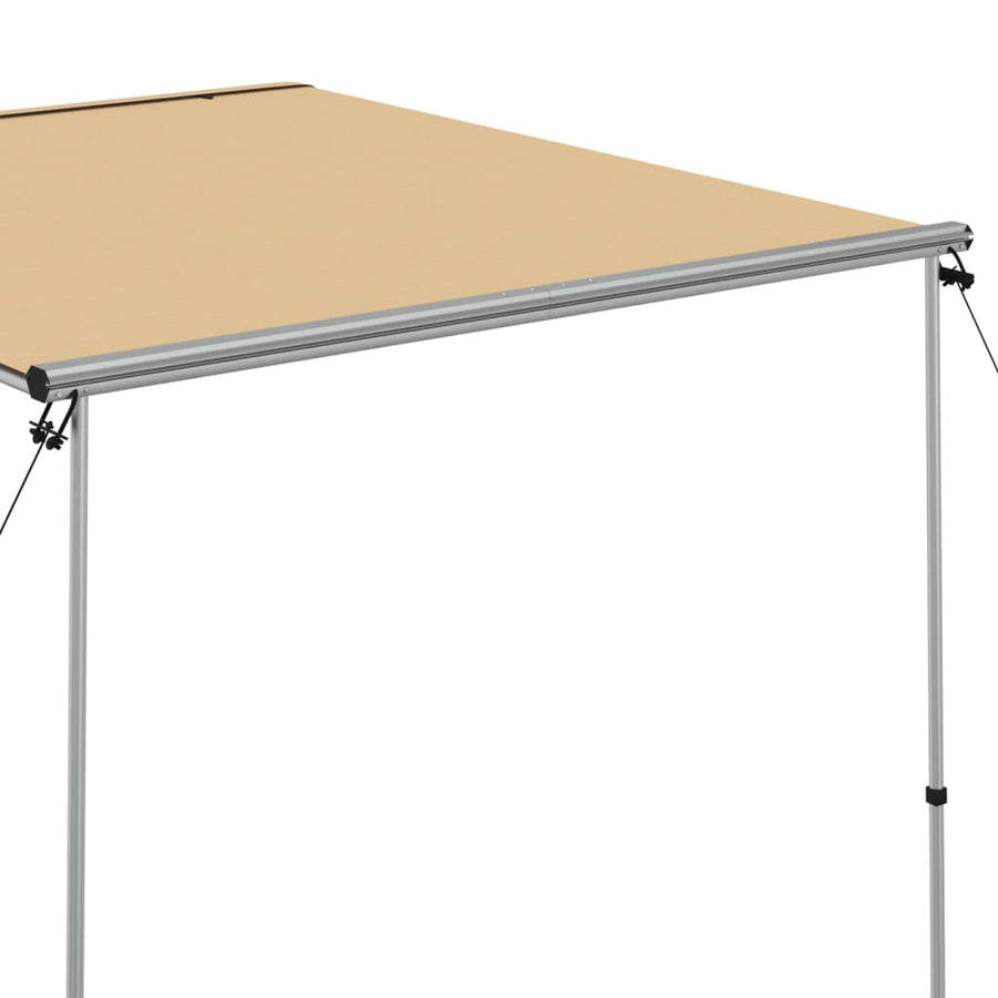 Luifel Voor Camper En Caravan 2,4X2,5X2,15 M Beige 2.4 x 2.5 x 2.15 m