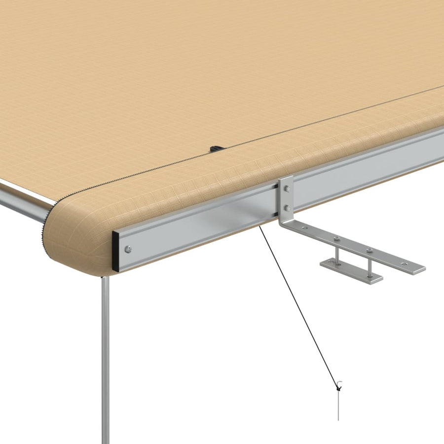 Luifel Voor Camper En Caravan 2,4X2,5X2,15 M Beige 2.4 x 2.5 x 2.15 m