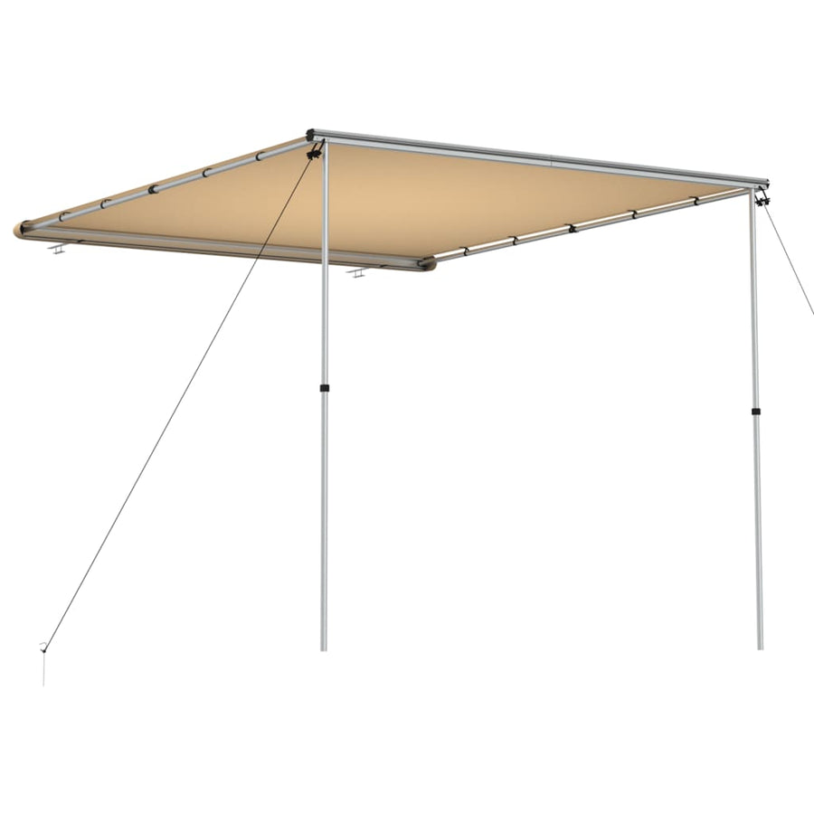 Luifel Voor Camper En Caravan 2,4X3X2,15 M Beige 2.4 x 3 x 2.15 m