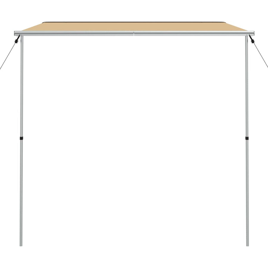 Luifel Voor Camper En Caravan 2,4X3X2,15 M Beige 2.4 x 3 x 2.15 m