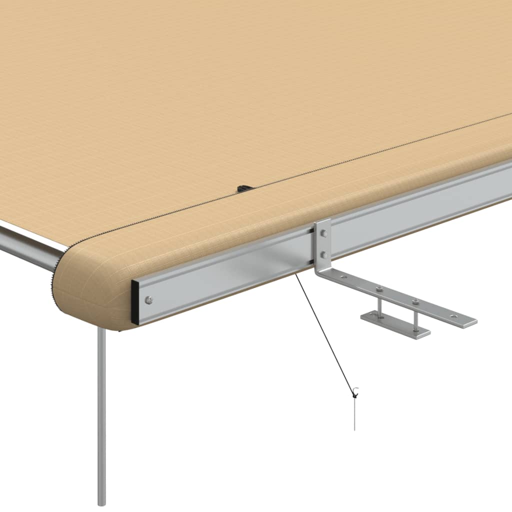 Luifel Voor Camper En Caravan 2,4X3X2,15 M Beige 2.4 x 3 x 2.15 m