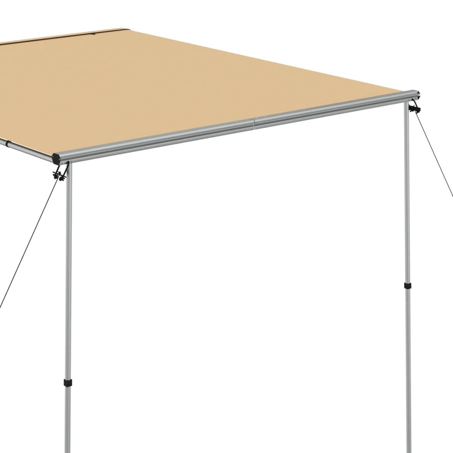 Luifel Voor Camper En Caravan 2,4X3X2,15 M Beige 2.4 x 3 x 2.15 m