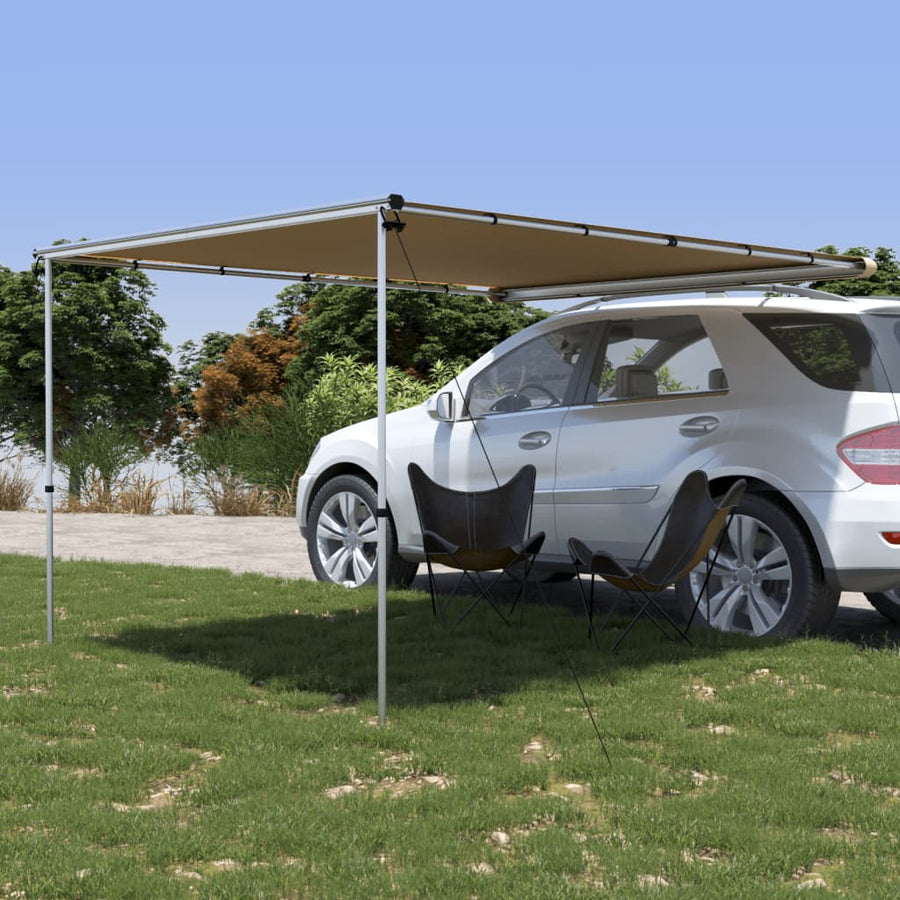 Luifel Voor Camper En Caravan 2,4X3X2,15 M Beige 2.4 x 3 x 2.15 m