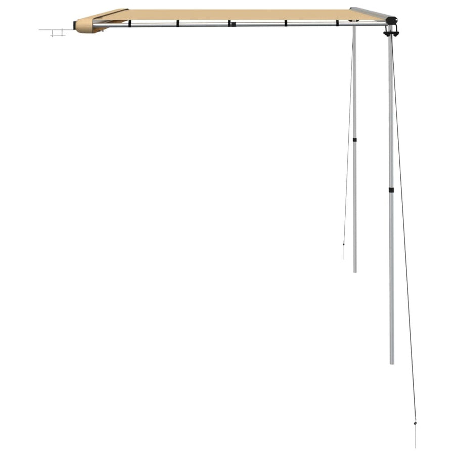 Luifel voor camper en caravan 3x2x2,15 m beige