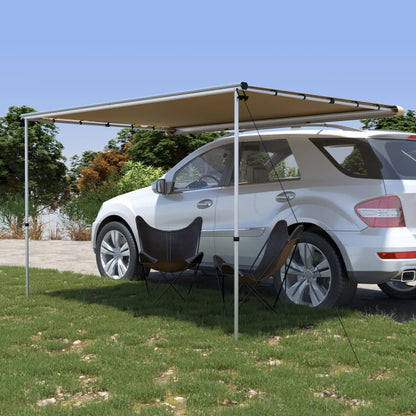 Luifel voor camper en caravan 3x2x2,15 m beige