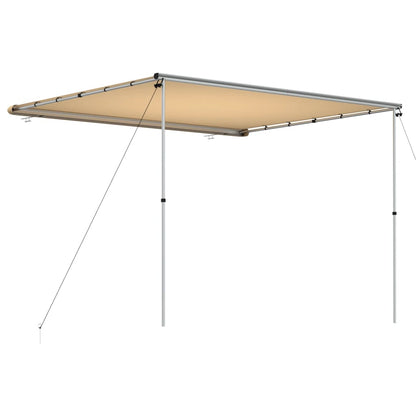 Luifel Voor Camper En Caravan 3X2,5X2,15 M Beige 3 x 2.5 x 2.15 m