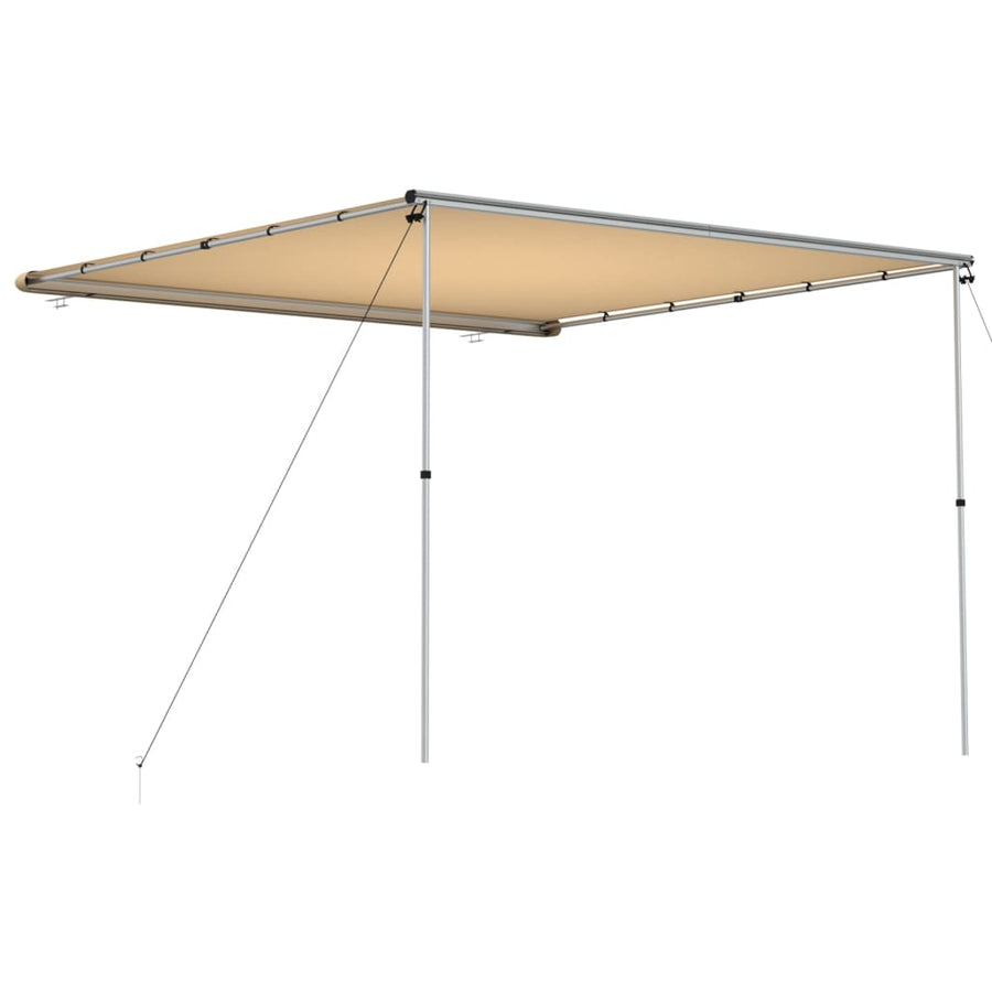 Luifel voor camper en caravan 3x3x2,15 m beige