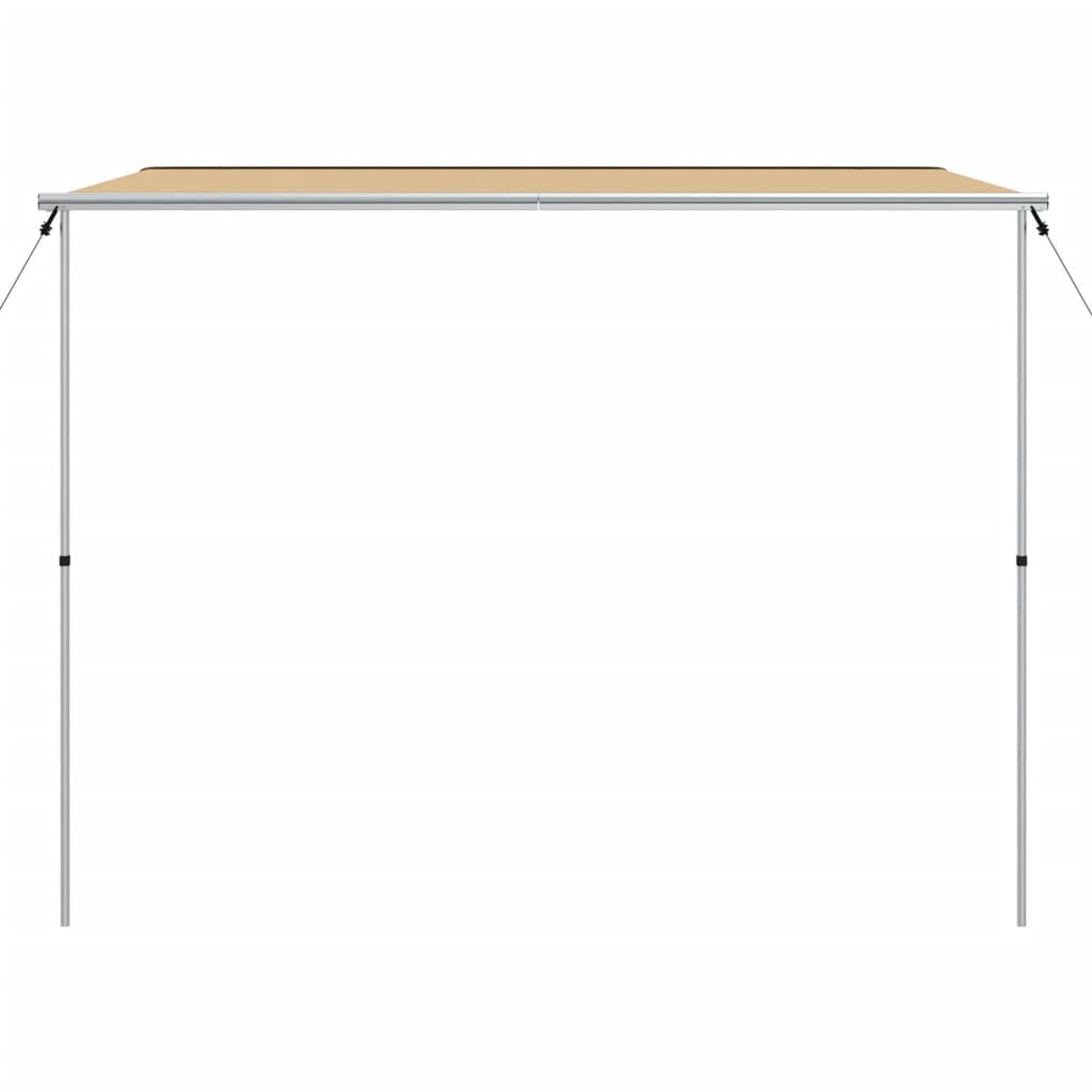 Luifel voor camper en caravan 3x3x2,15 m beige