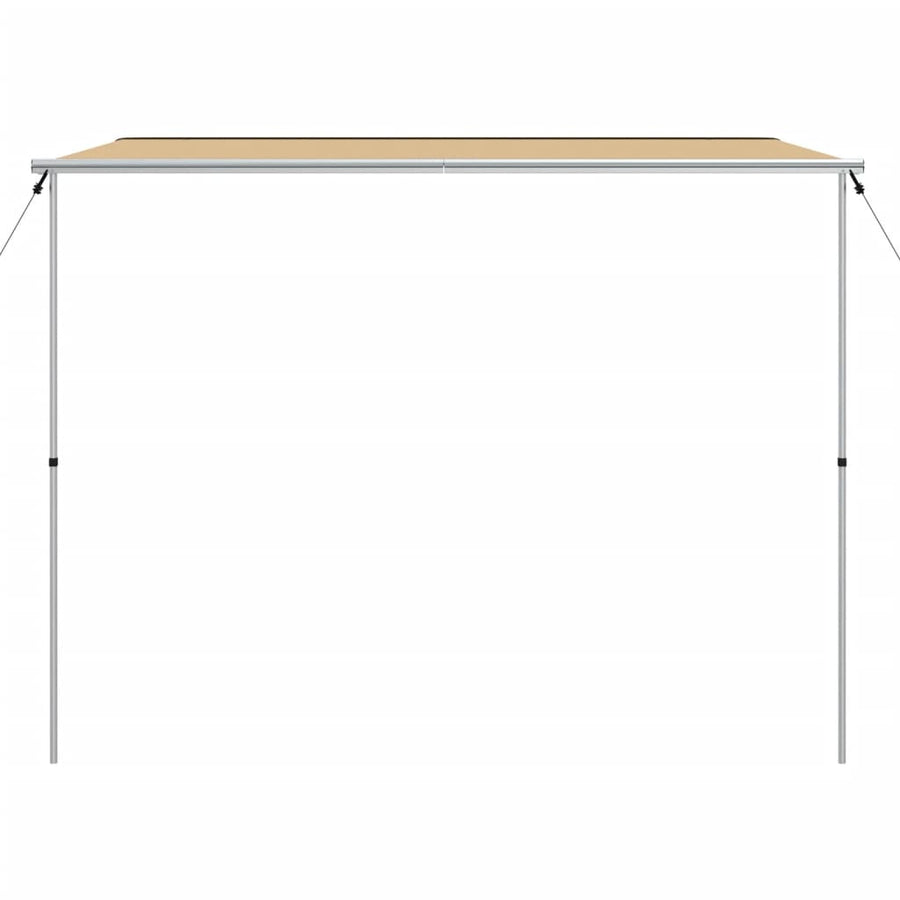 Luifel voor camper en caravan 3x3x2,15 m beige