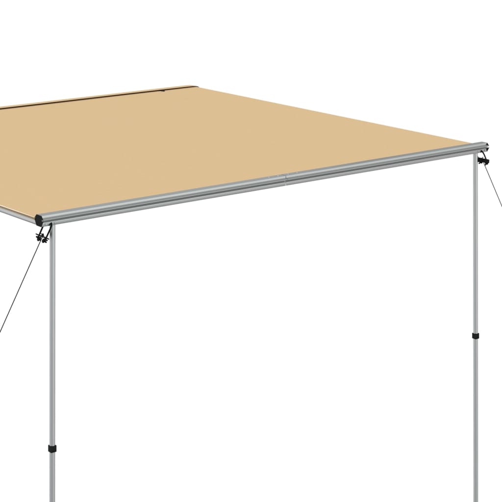 Luifel voor camper en caravan 3x3x2,15 m beige
