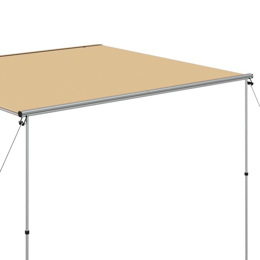 Luifel voor camper en caravan 3x3x2,15 m beige