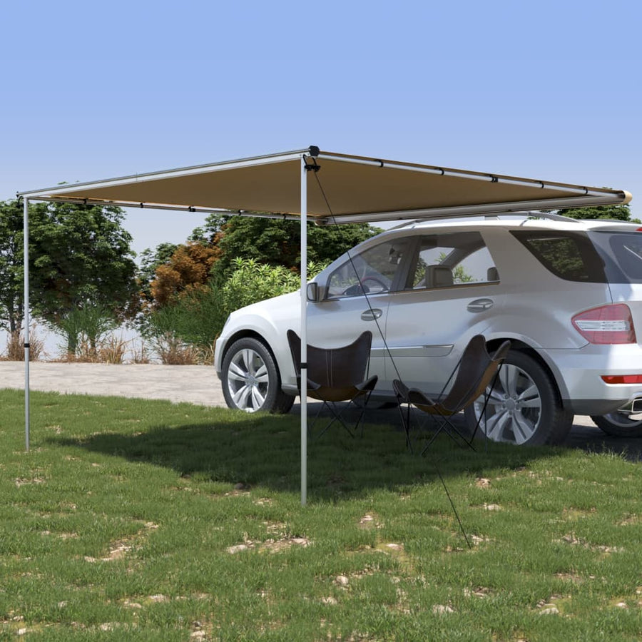 Luifel voor camper en caravan 3x3x2,15 m beige
