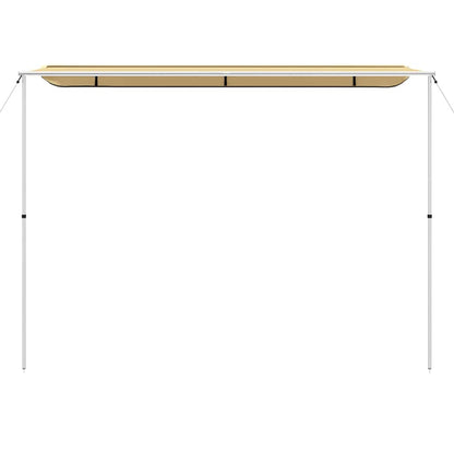 Luifel voor camper en caravan 3,6x2x2,15 m beige