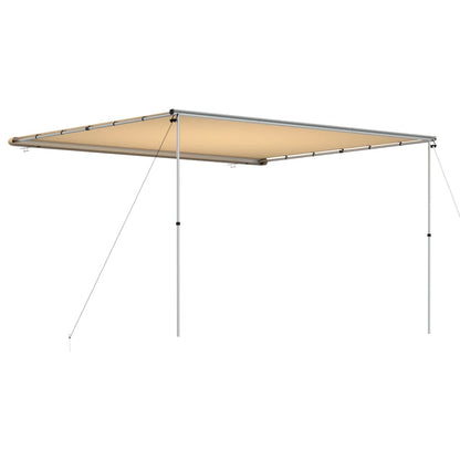 Luifel voor camper en caravan 3,6x3x2,15 m beige