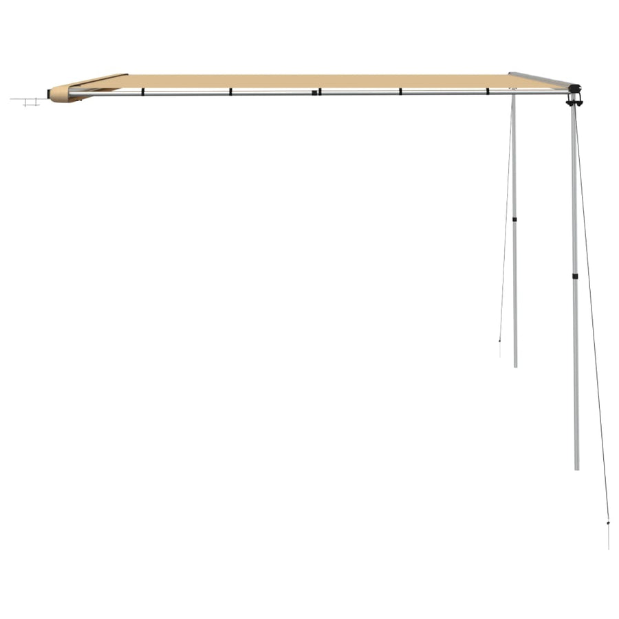Luifel voor camper en caravan 3,6x3x2,15 m beige