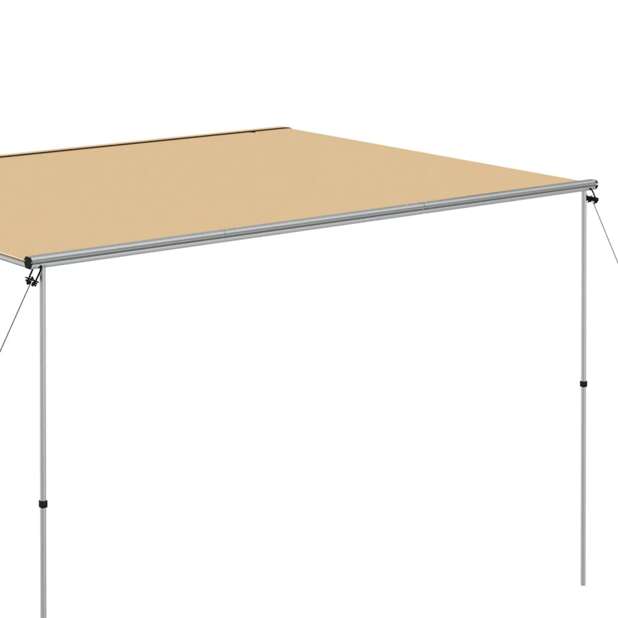 Luifel voor camper en caravan 3,6x3x2,15 m beige