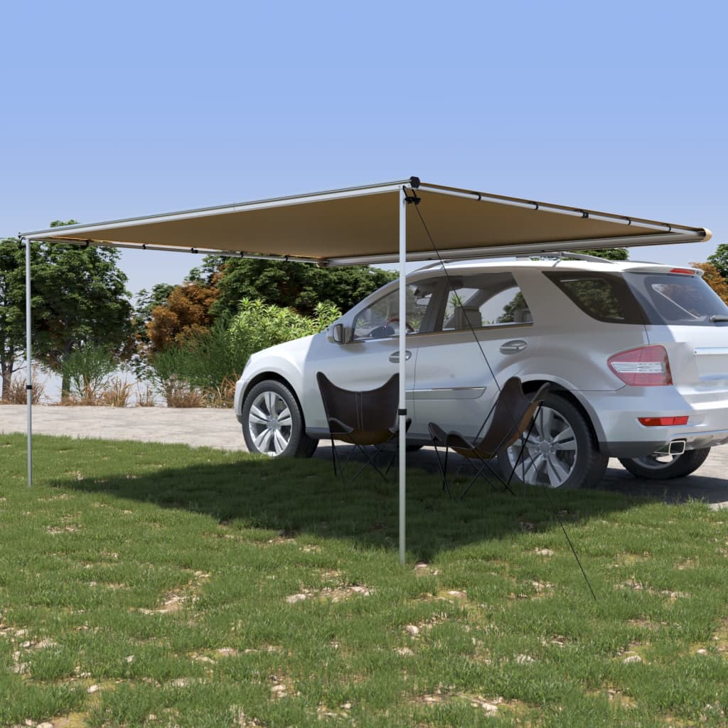 Luifel voor camper en caravan 3,6x3x2,15 m beige