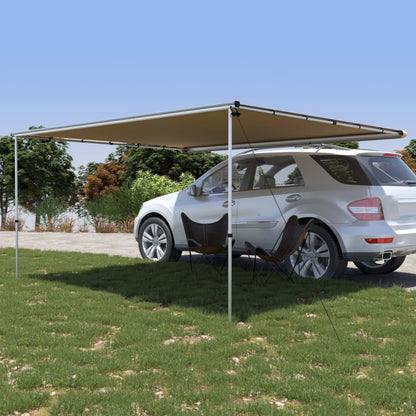 Luifel voor camper en caravan 3,6x3x2,15 m beige