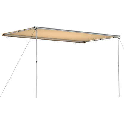 Luifel voor camper en caravan 4x2x2,15 m beige