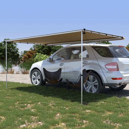 Luifel voor camper en caravan 4x2x2,15 m beige